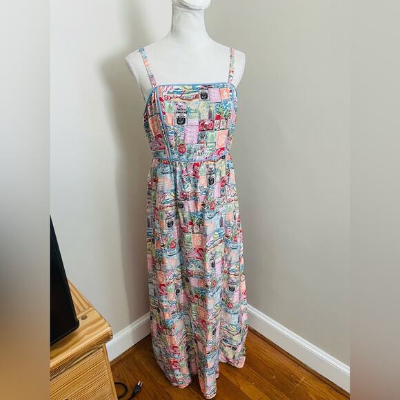 The Good Journey Patterned Maxi Dress NWT Size 10 - Picture 1 of 5
